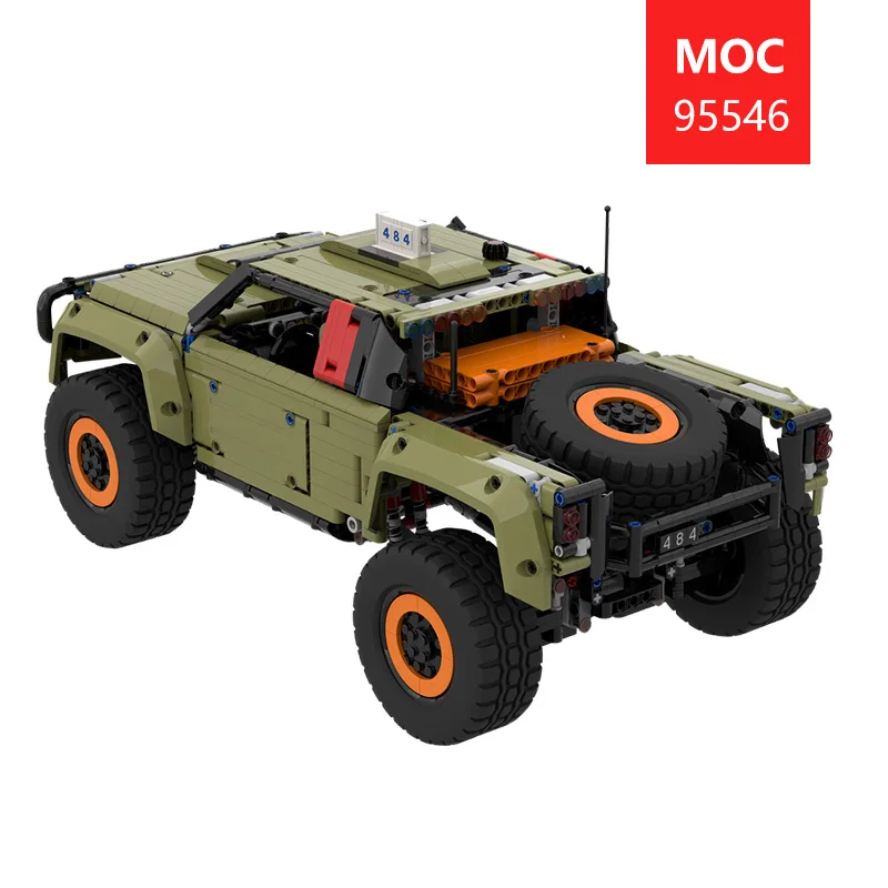 Specially Customized MOC Off-Road Pickup Truck Technic Combination Model - Trendy Educational Toys - Casual Building Game Gifts