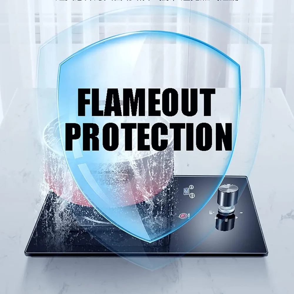 Gas cooktop Desktop Burner Gas Cooker gas hob 33CM Gas Hob For Built-in Or Desktop，Natural Gas Stove, Liquefied Petroleum Gas St