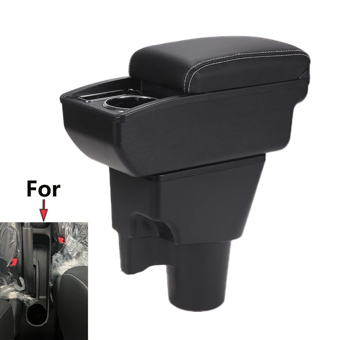 For Kia Picanto Armrest Box for Kia Picanto 3X-Line Car Armrest Auto Central Storage Box Interior Arm Support Retrofit Auto Part