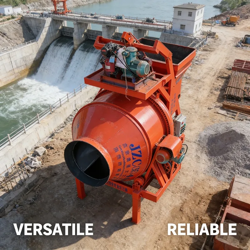 

Automatic Discharge 140l Portable Drum Mixer Building Foundation With Low Noise Operation For Professional Contractors Project