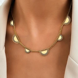 Stainless Steel Necklaces Non-fading High-quality Clavicle Chain Necklace For Women Jewerly Personality Design Luxurious Gifts