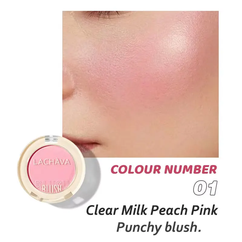 Crème de blush monochrome pour le visage, 12 documents, teinte naturelle 256, joue, éclaircir, imperméable, hydratant, contour du visage, perle, fard à joues fin