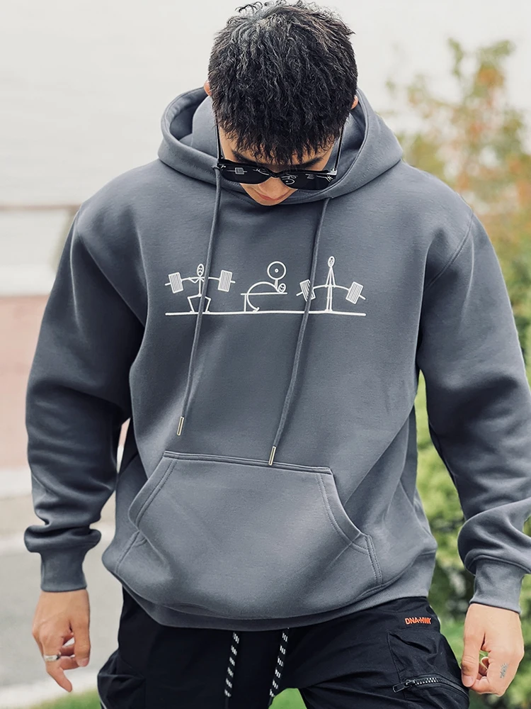 

Толстовка DNAHWK Original Hand-Dn Fitn Training: Новая, плотная, не мнется, приятная к телу, свободного кроя, повседневная