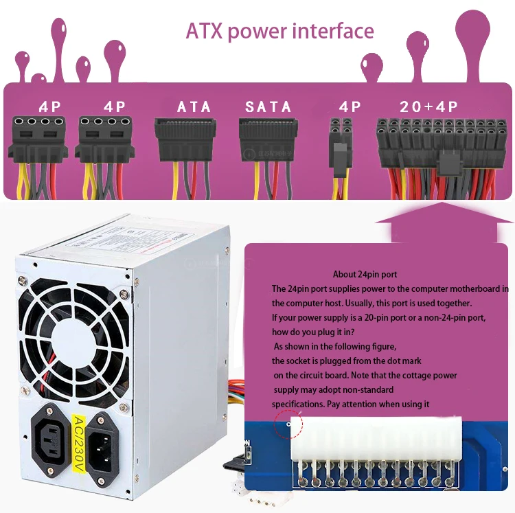 1PC XH-M229 HU-M27 pulpit PC moc podwozia ATX Transfer do płytka przyłączeniowa modułu wyjściowego obwodu zasilania