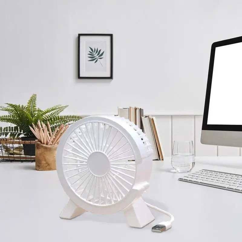 Mini Desk Fan Portable Fan Mute Low Noise with Strong Wind Tiny Fan for Indoor Use or Outdoor Travel Accessories Summer Supplies