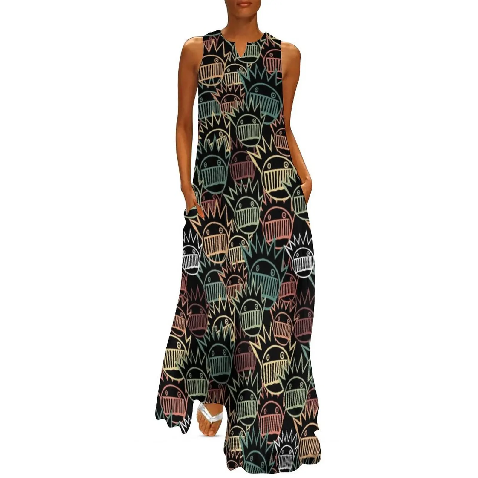 

Boognish pattern Long Dress evening dress women women"s luxury party dress