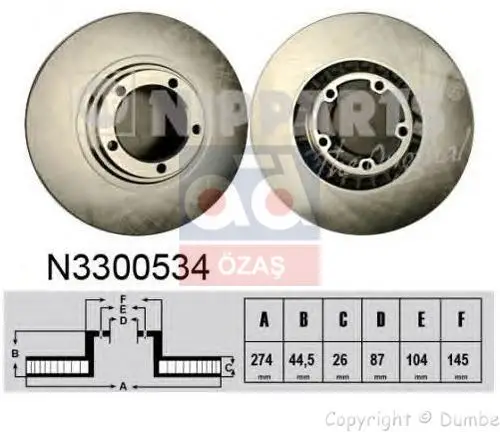 

DDF1658 for DDF1658 STAREX 04 H100 pickup truck