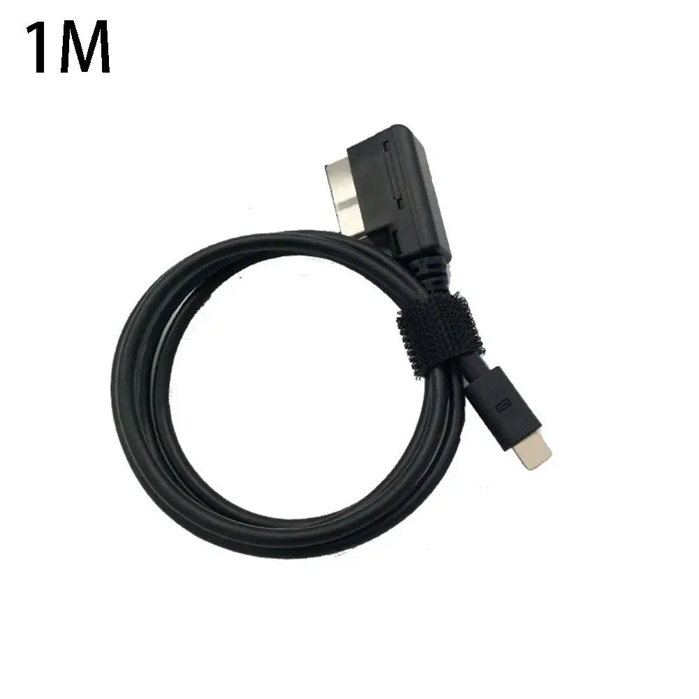 

For Audi Adapters Interface AMI AUX Adapter Charging Cables Black Car Audio Interface Cable For Iphone 7 And Above