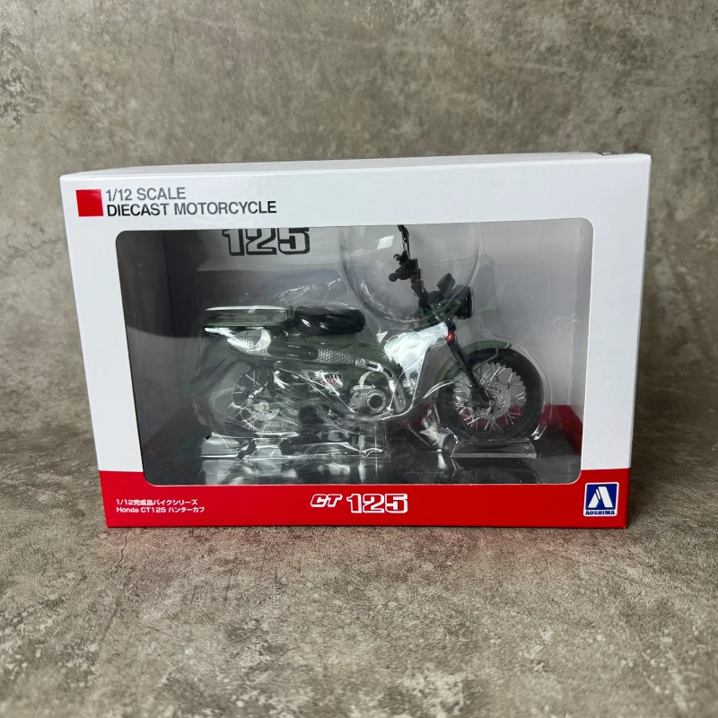 Diecast 1/12 Size Honda CT125 Model Car Super Cub Alloy Motorcycle Model Collection Display Hobby Original Box