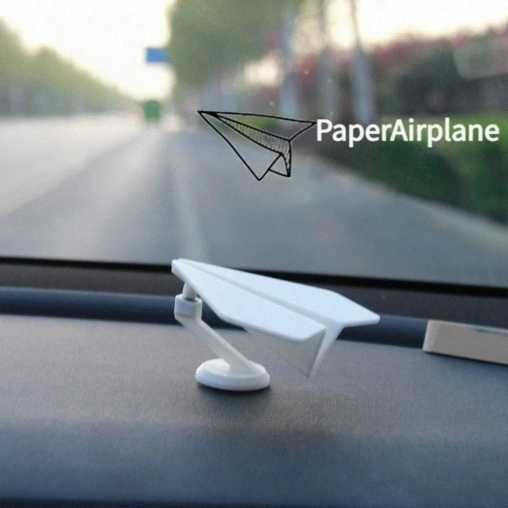 

Unique Auto Turning Airplane Model Decor Car Dashboard Airplane Drift Rotating Ornaments Car Interior Center Console Decoration