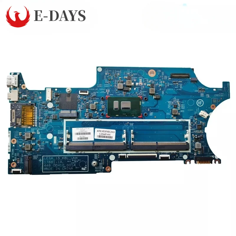 

For HP Pavilion X360 15-CR 15T-CR Laptop Motherboard 17881-1A Mainboard with I3 I5 I7 7th CPU UMA 100% Tested Ok