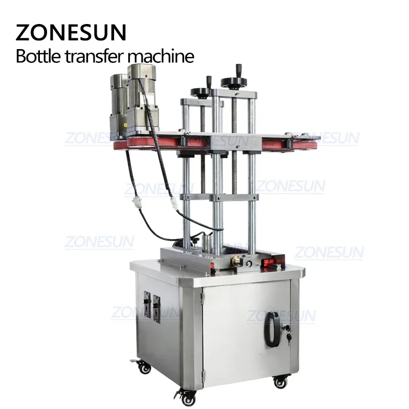 ZONESUN Automatische ZS-JP1 Runde Kunststoff Flasche Spann Transfer Fördermaschine Für Produktion Linie