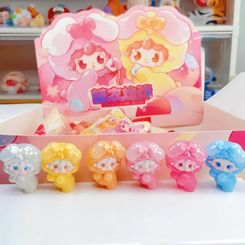 

Yooki Candy Boom Series, натуральная кавайная мини-сумка для слепых, милый декор для стола, загадочная коробка, индивидуальный подарок для девочек, игрушка с мини-бобами