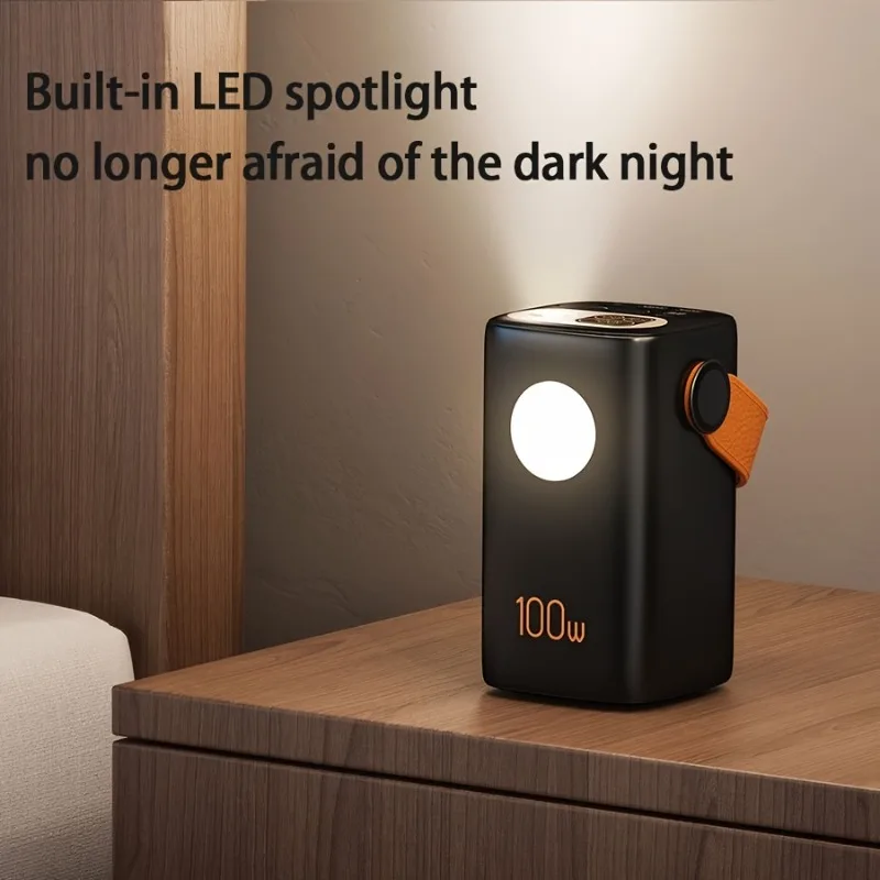 باور بانك شاحن محمول عالي السعة 60000 مللي أمبير في الساعة، حزمة بطارية PD 100 وات، 7 مخرجات و3 مدخلات، آيفون، أندرويد، للتخييم #3