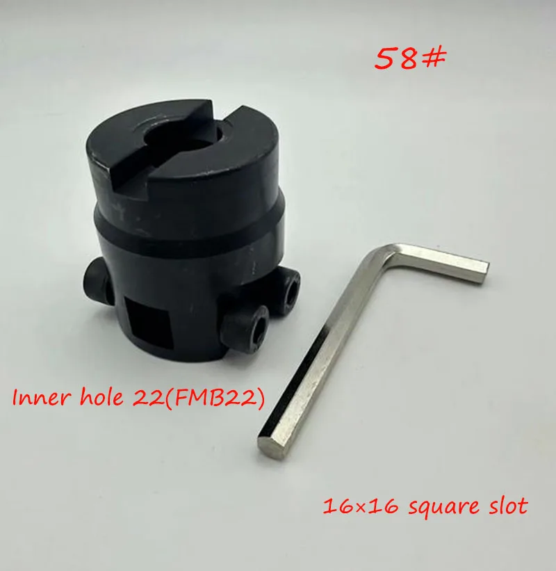 Adjustable End Face Milling Cutter 58# Mohs/BT/NT40 Flat Cutter Fly Noodles Glossy FMB22-58# Cutterhead