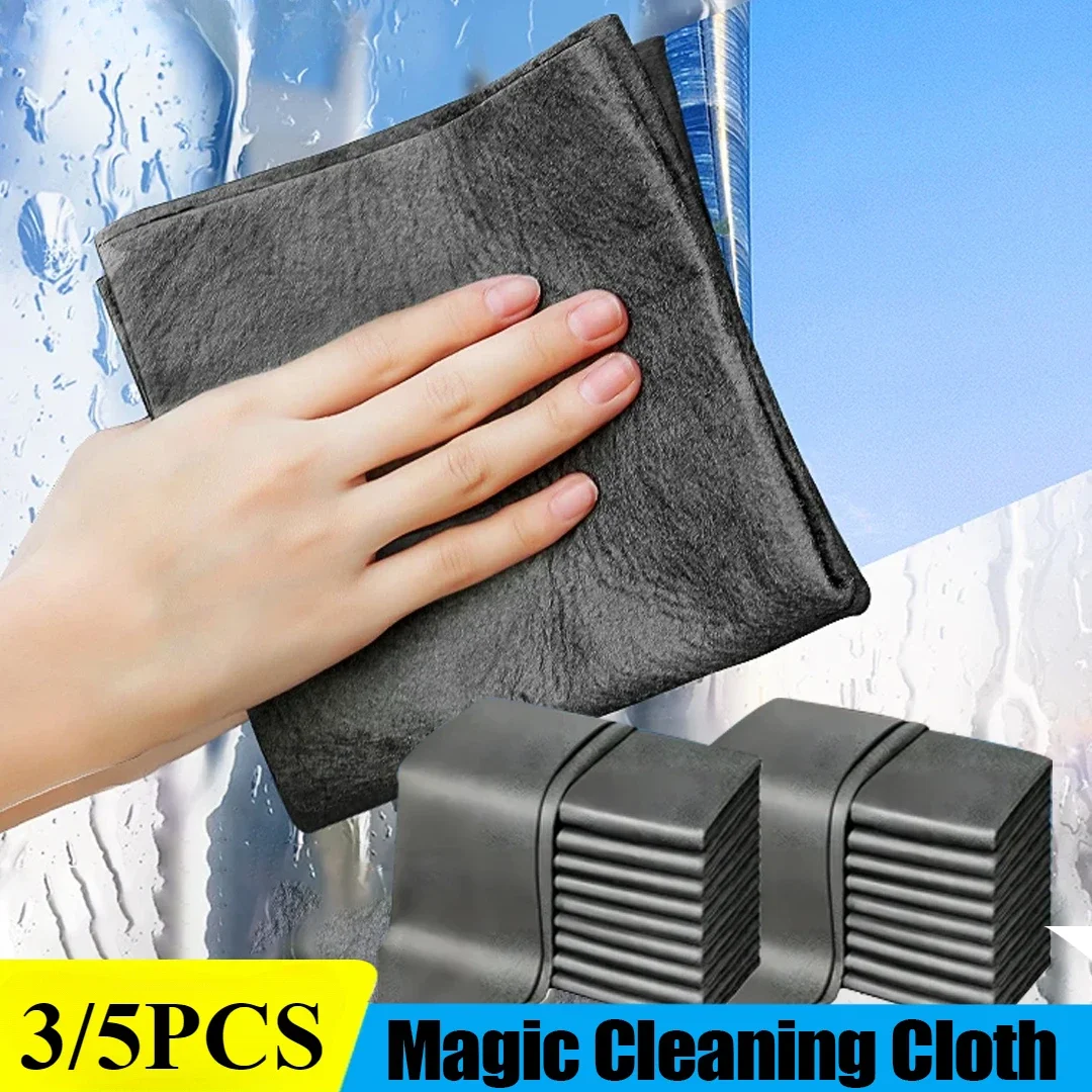 Magic Cleaning Cloths Reusable Microfiber Washing Rags Microfiber Glass Clean Towel Washable Lint-free Cleaning Rags