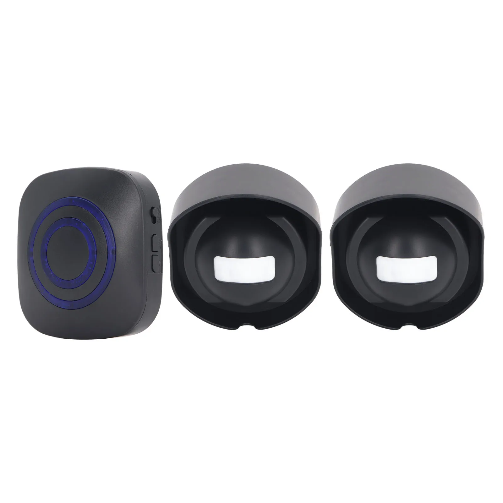 Allarme sensore di movimento esterno Allarme vialetto a 4 livelli di volume 328 piedi a lungo raggio 110‐240 V Resistente agli agenti atmosferici per negozi aziendali domestici