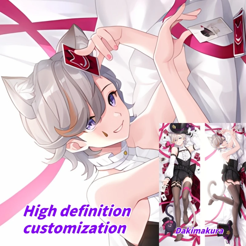 

Dakimakura Anime Pillow Case Genshin Impact Lyney Double-sided Print Of Life-size Body Pillowcase Gifts