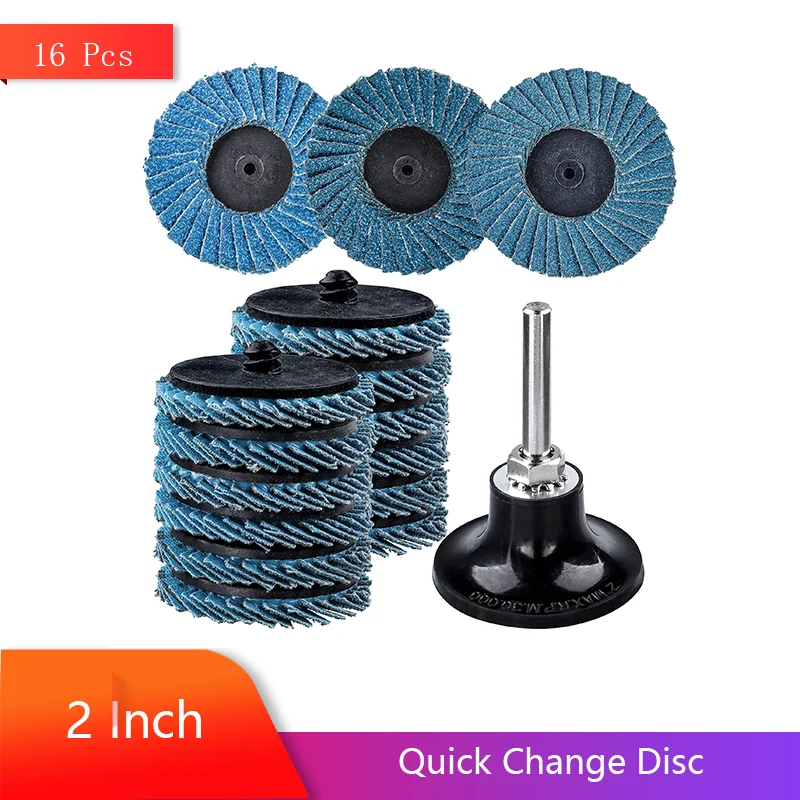 2 Inch Quick Change Disc Holder Adapter 6 Pcs with 1/4