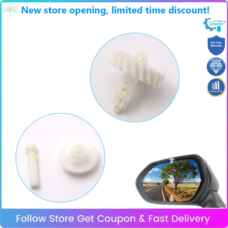 

AZGIANT Car Side Rear View Adjustment Mirror Actuator Inner Gear Set for Hyundai Santa Fe Series Original Repair Kits Savings