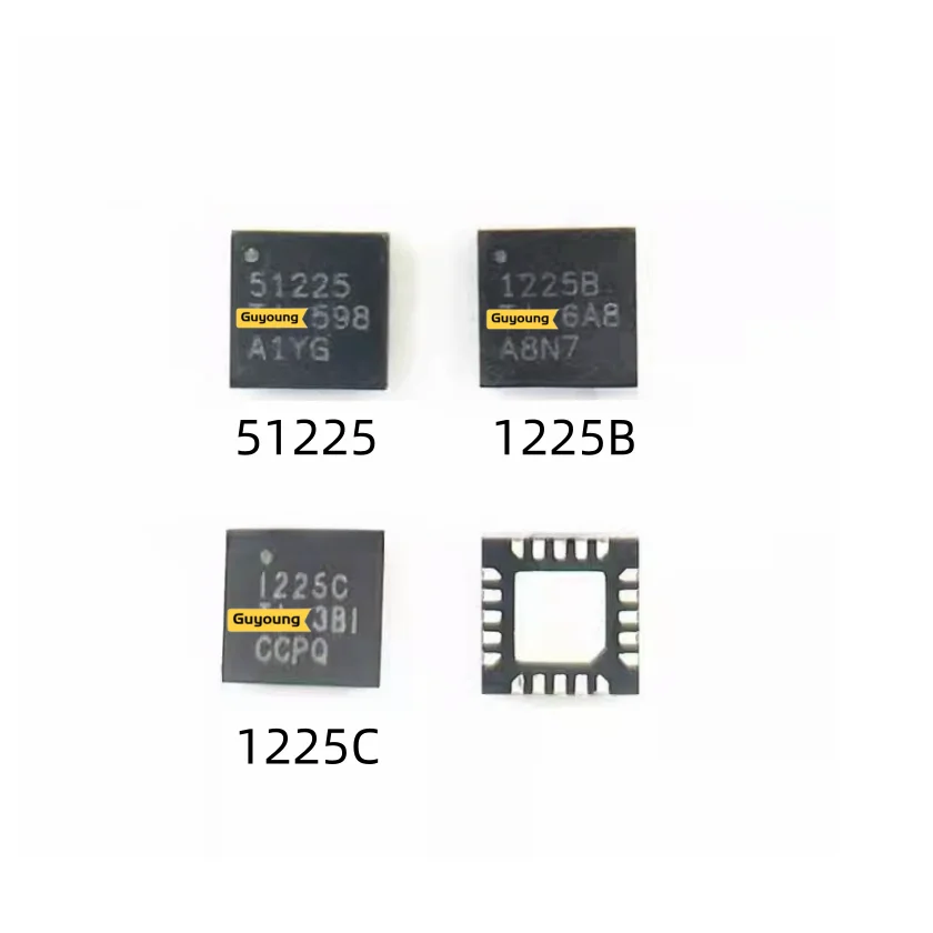 5PC 51225 TPS51225 TPS51225RUKR 1225B 51225B TPS51225B TPS51225BRUKR 1225C TPS51225C TPS51225CRUKR QFN-20 Chipset