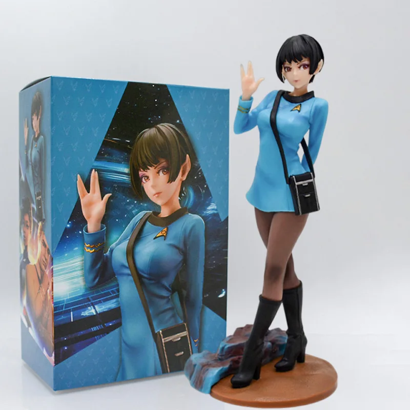 20cm Star Trek Bishoujo Vulcan figure Science Officer Figure Command Operation Officer Action Figurine Collection Model Doll Toy