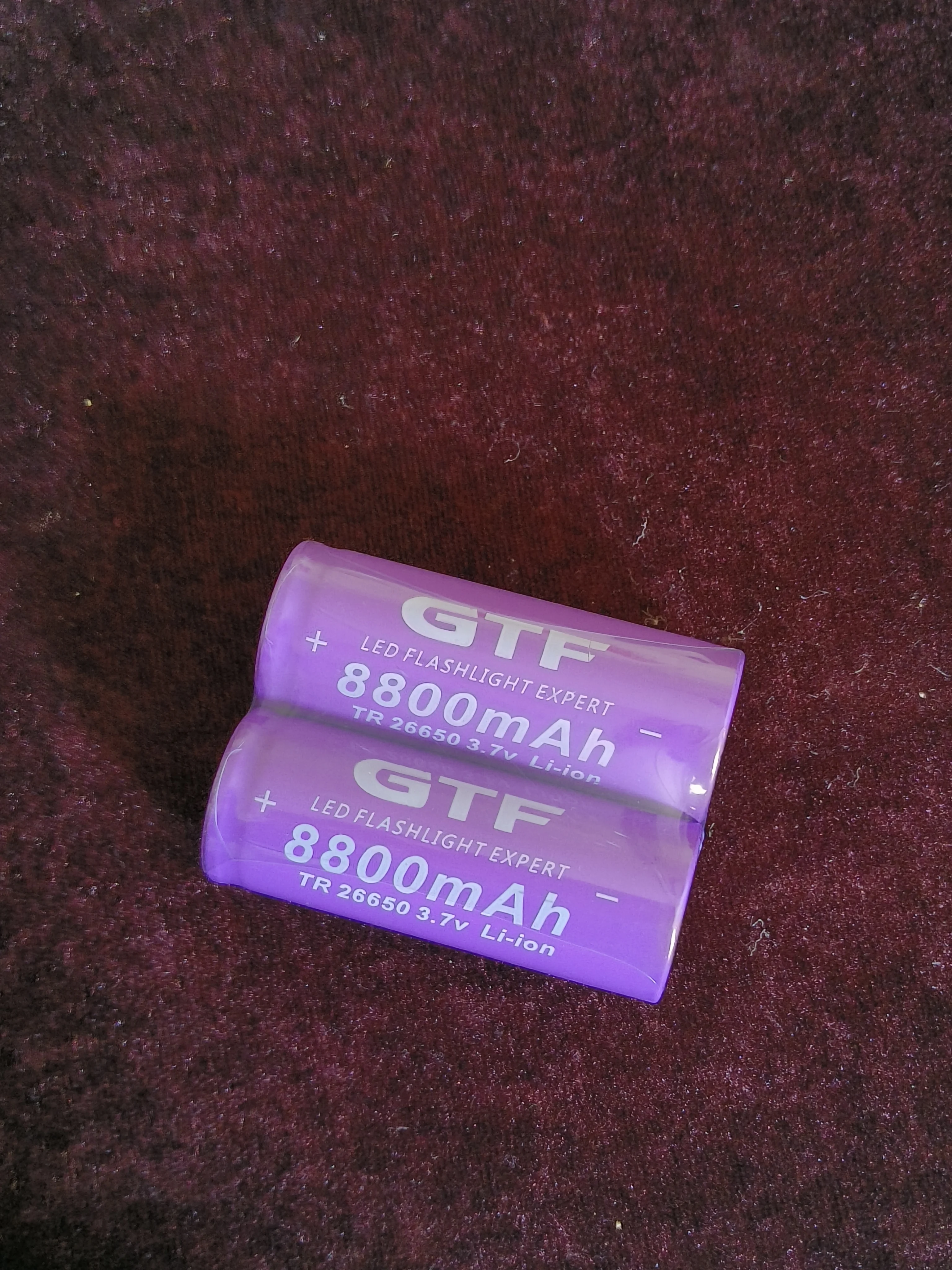 Battery 26650 Lithium-Ion 3.7V 8800mAh – Power Cell Supports High-Rate Discharge, Compatible with LED Lighting Equipment/Drone