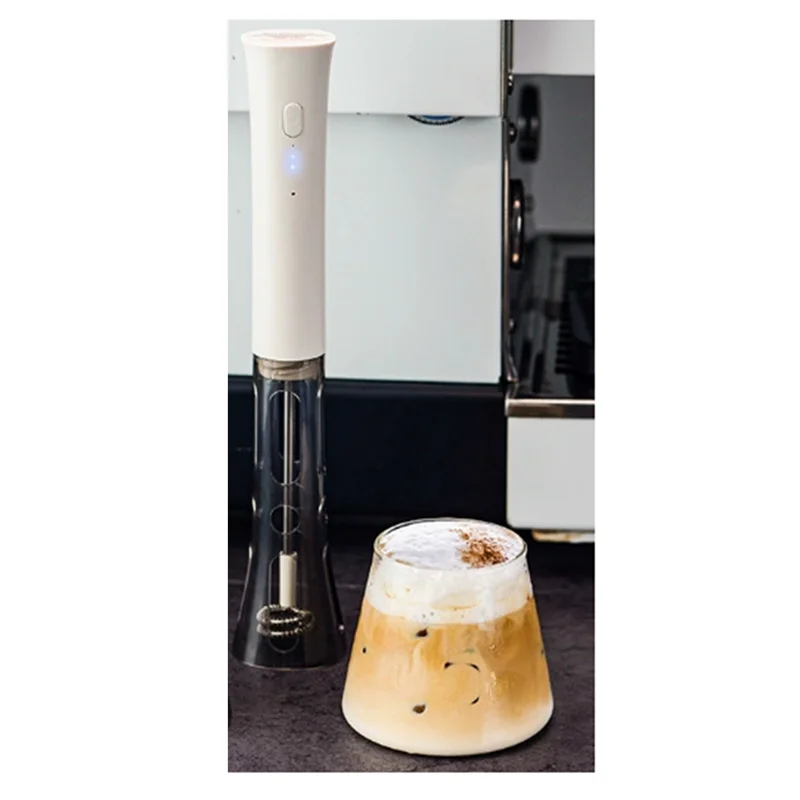 M14K-Automatic Milk Frother, Electric Coffee Latte Milk Mixer Multifunctional Molk Whisk