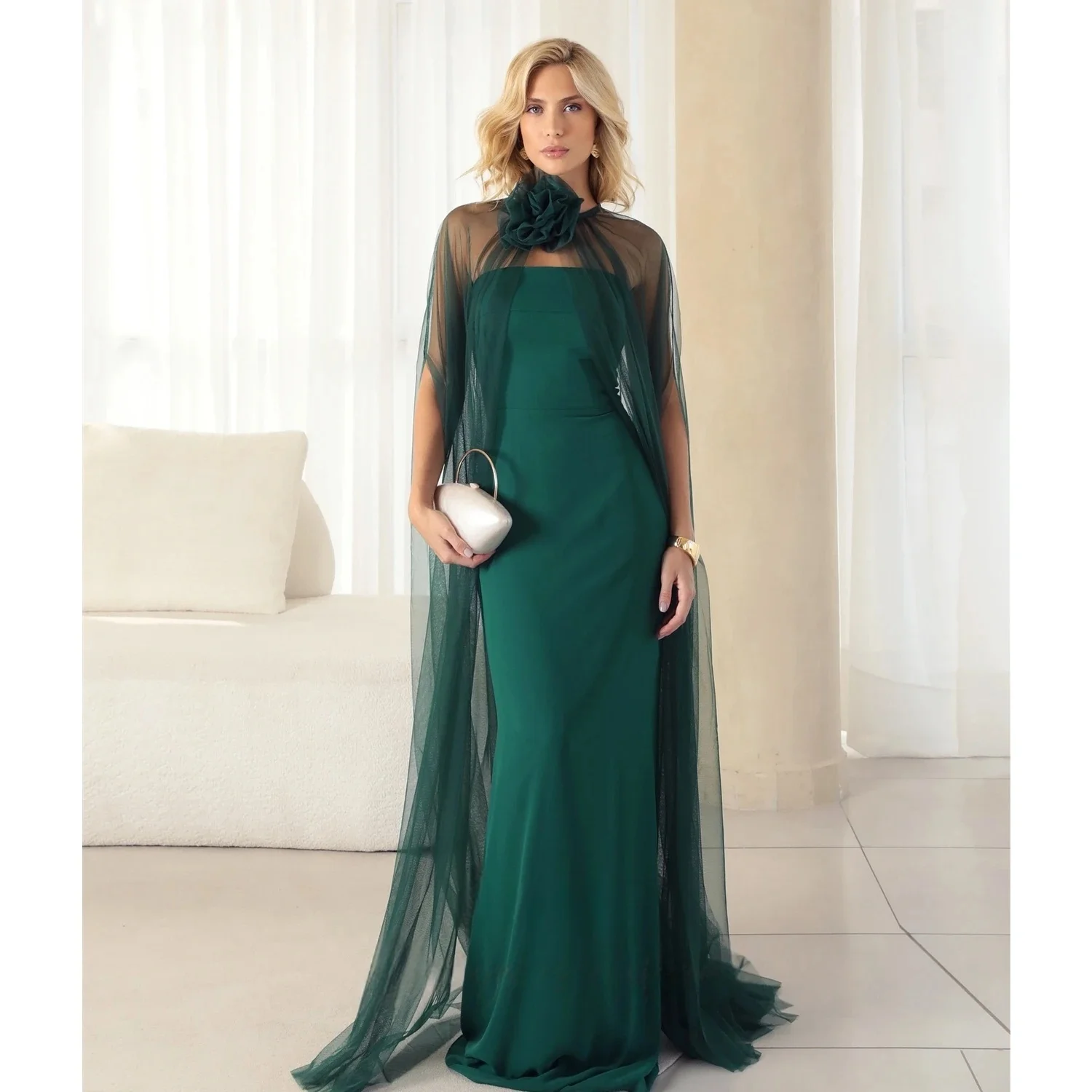 

Strapless Women Long Bespoke Occasion Gown Evening Dresses Prom Pastrol Unisex Jersey Retro Dubai Saudi Arabic Customized