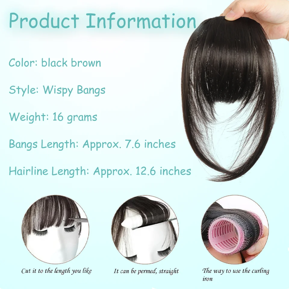 Thumbnail 4 - #15 Trending Clip-In Fringe Bangs Right Now