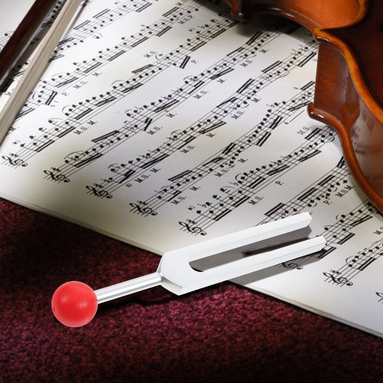 

1 Set High-End Aluminum Alloy Tuning Forks For Guitar Instrument 528Hz Precise Pitch Sound Healing Tool Chakra Therapy Turning