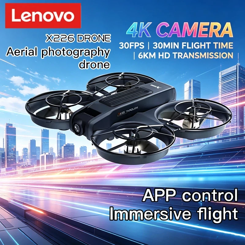 

Lenovo X226/X226VR 8K Professional Drone | Screen Remote Control, RC Quadcopter, High-Performance Kids Gift Toy