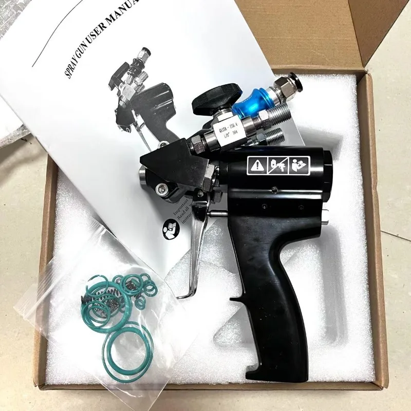 Suntool  PU P2 Polyurethane Foam Spray Gun 35Mpa  Air Purge Spray Gun Self Cleaning with Accessories Combination