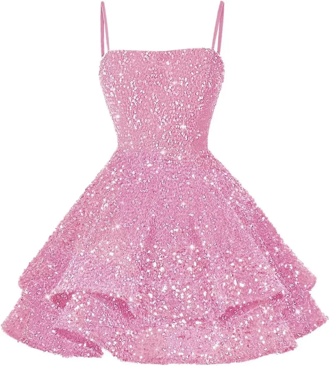 adjustable-spaghetti-straps-tiered-cute-homecoming-dresses-short-for-teens-sparkly-sequin-sweet-shoot-short-prom-cocktail-gowns