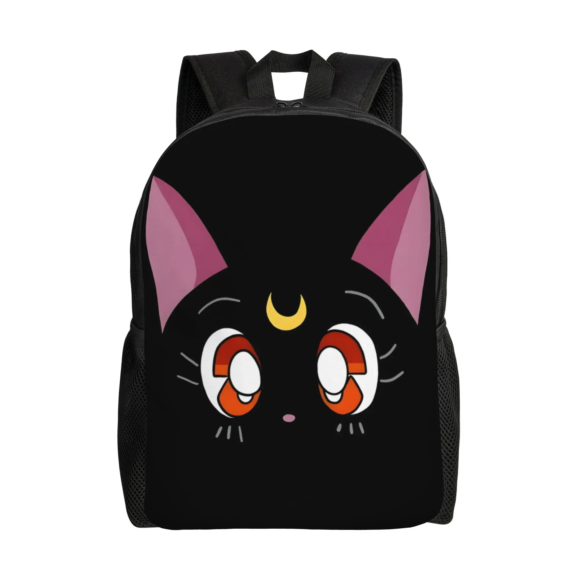 1Piece Luna Cat Face New School Year Laptop Bag Sailor Moon Teenager  Backpack