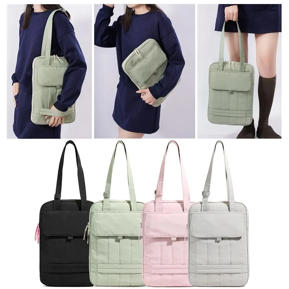 حقيبة كمبيوتر محمول متعددة الاستخدامات بكتف واحد، حقيبة كتف قماشية محمولة، حقائب عمل لأجهزة الكمبيوتر المحمول Lenovo Dell