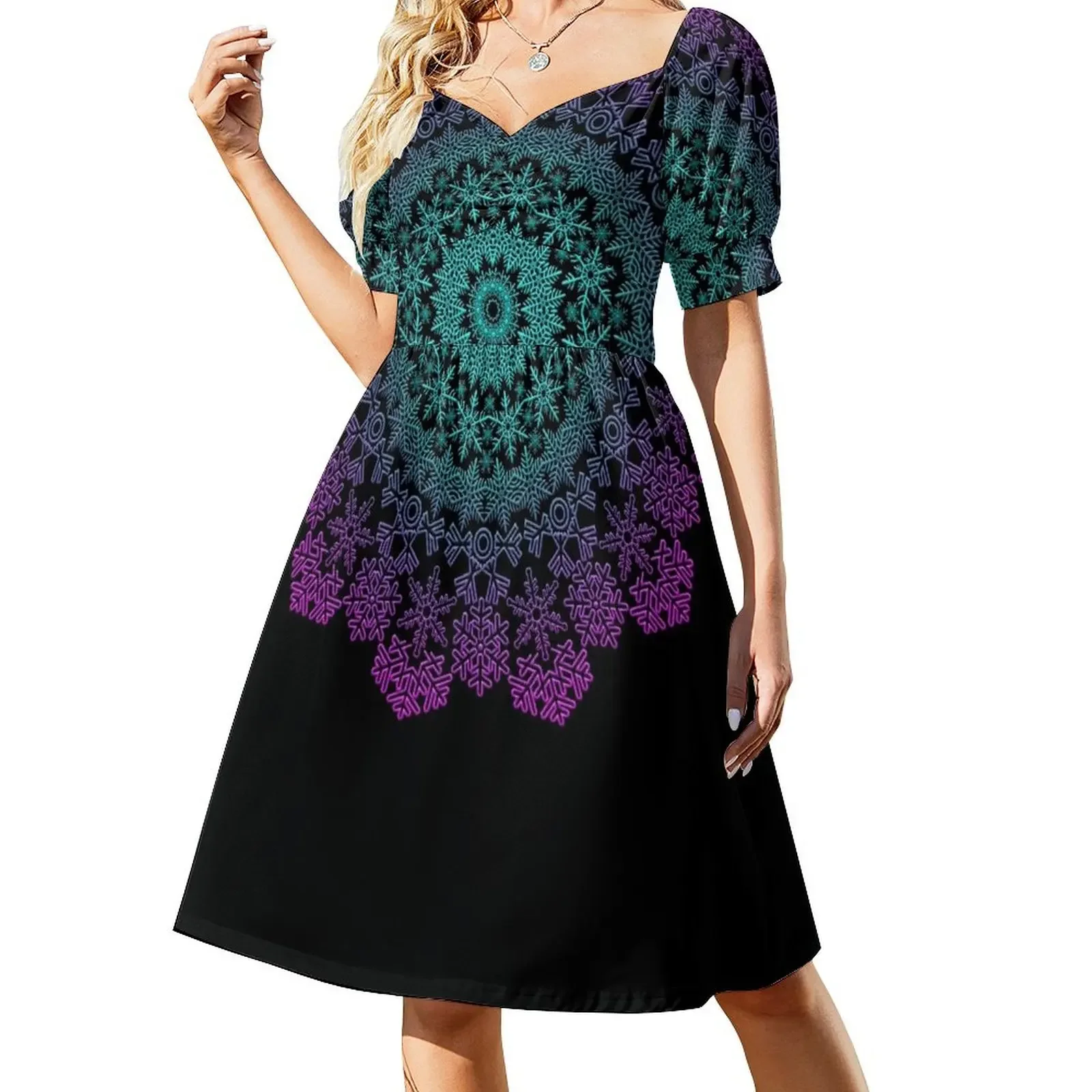 

Snowflake Mandala Sleeveless Dress women's evening dresses 2025 womens dress summer dresses Dress