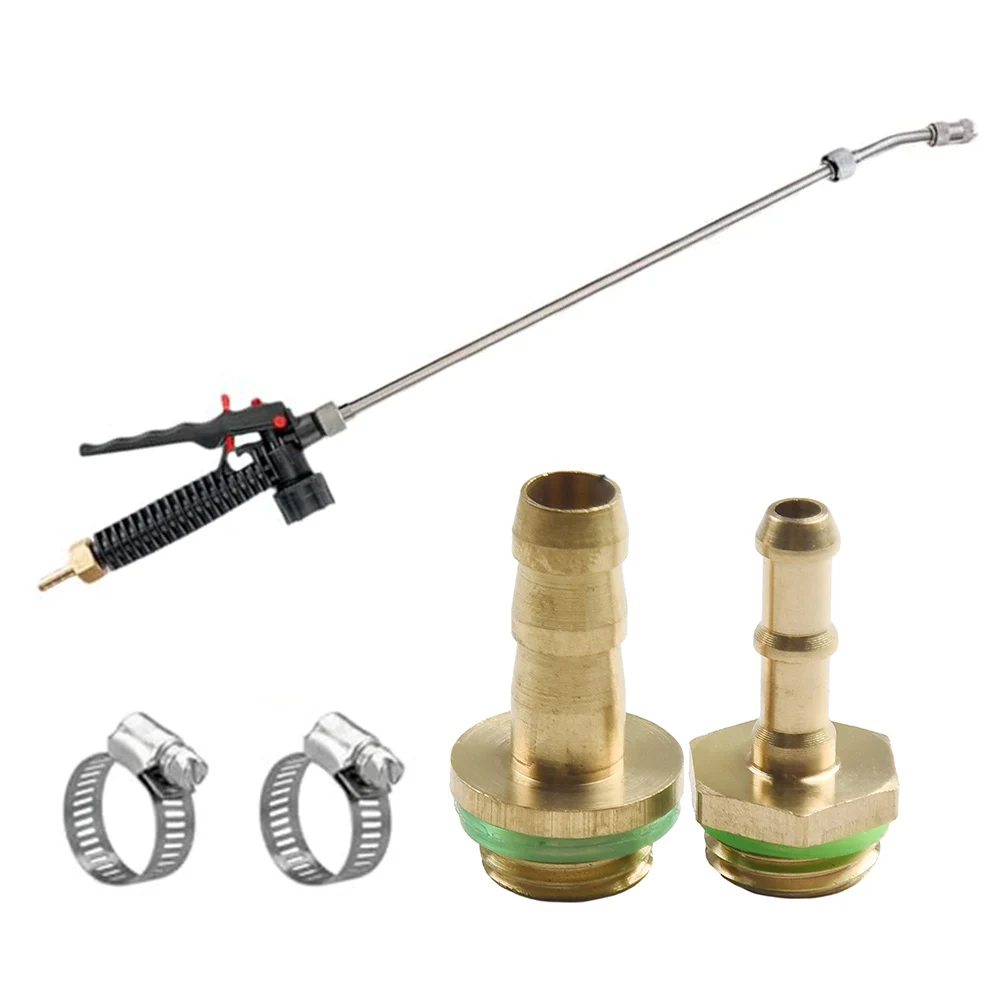 1set Pump Sprayer Wand Adjustable Stainless Steel Pump Sprayer Wand With Lockable Handle 3/8