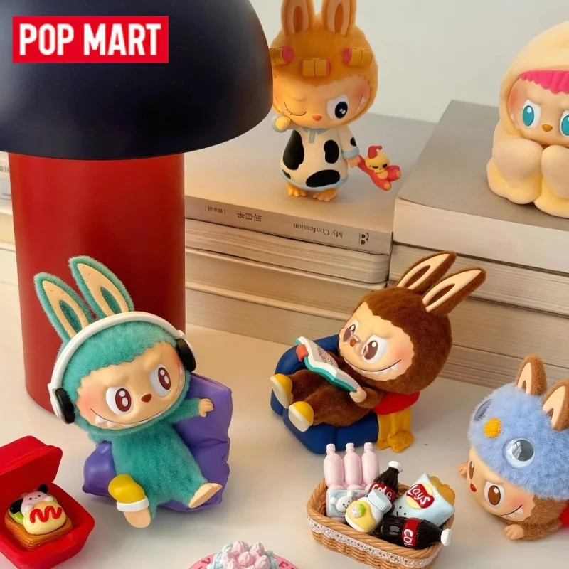 

Genuine POP MART Labubu The Monsters 1:00 AM Series Blind Box Cute Ornament Gift Trendy Desktop Model Figures Toys Mystery Box