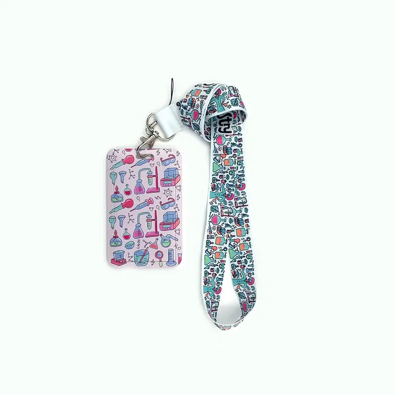 verpleegster kaarthouder Mooie tanden identiteitskaart pass hang accessoires houder sleutelhanger lanyard Student Bus Kaarthouder Case passr kaart