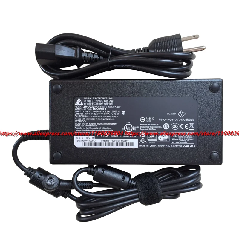 Genuine DELTA ADP-230EB T 19.5V 11.8A 230W AC Adapter Charger For ASUS ROG G750JH G750JZ G751J G752VS G752VY Laptop Power Supply