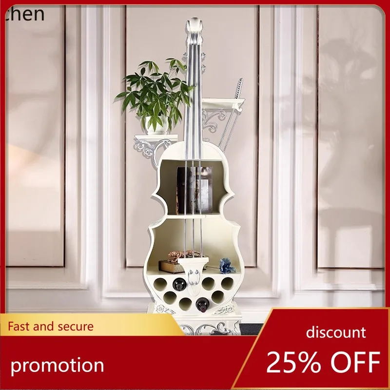 

HXL Solid Wood Wine Cabinet Against The Wall Living Room Entrance Decoration Dining Room Cabinet