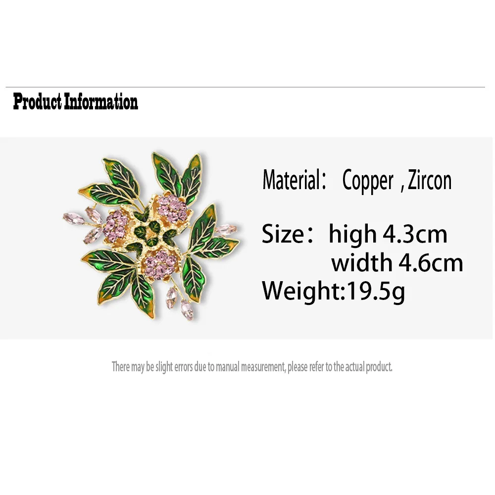 Lotus Lotus Root Rhinestones Brooch for Women Tassel Pin Corsage Coat Suit Accessories Jewelry Gifts Wholesale