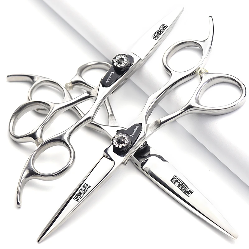 

6-inch hair clippers, professional hair salon, flat scissors, cutting head, tooth scissors, thinning hair cutting set.