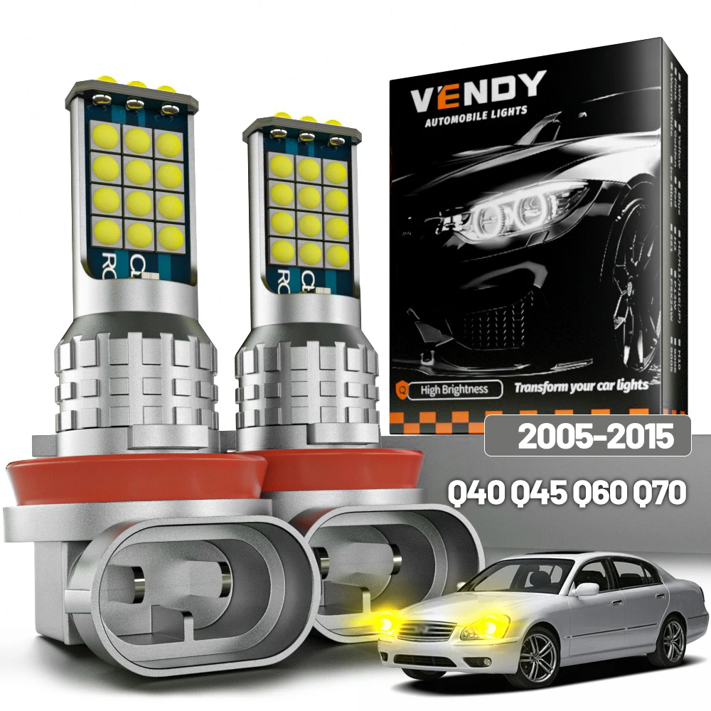 

2pcs LED Fog Light For Infiniti Q40 Q45 Q60 Q70 2005 2006 2013 2014 2015 Canbus Accessories