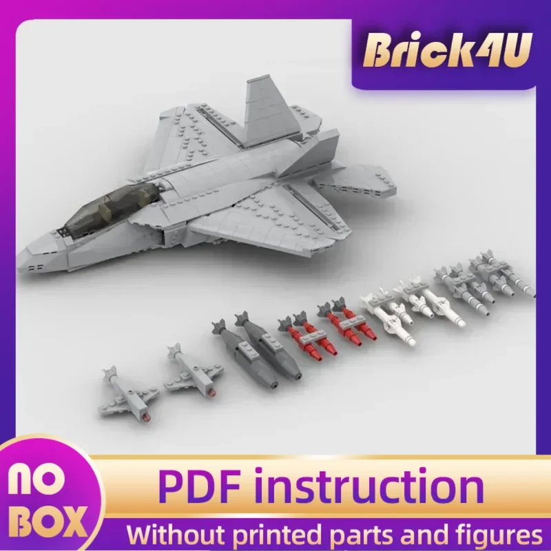 Sets Assembly Military Model Moc Building Bricks American F-35 Lightning II Fighter Technology Blocks Gifts Christmas Toys DIY