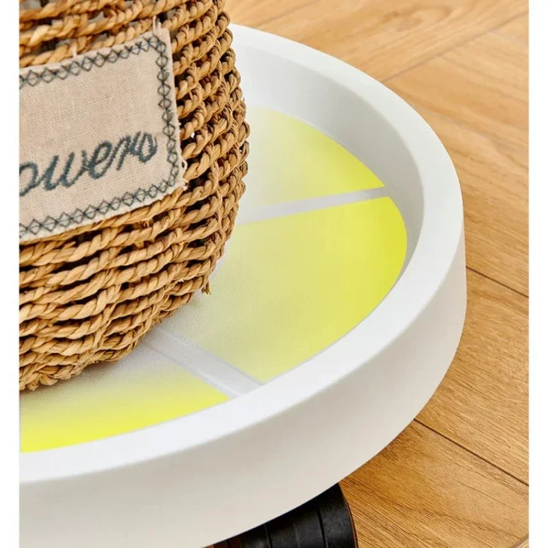 Base Universal Wheel Water Pan Mobile Flowerpot Tray with Wheel Base Pad Invisible Wheel Potted Plant Plastic Pulley Pot Trays