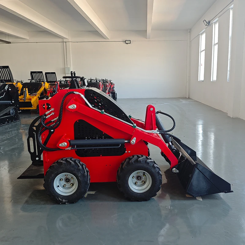 

Многофункциональный компактный мини-погрузчик с бортовым поворотом для сельского хозяйства, строительства и коммунальных работ