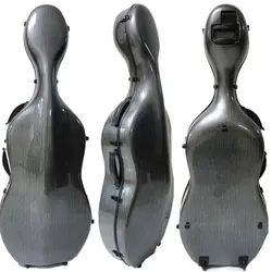 Carbon fiber cello case 4/4 3/4 1/2 1/4 Carbon Fiber Cello Box high strong portable , light aircraft consignment cello case