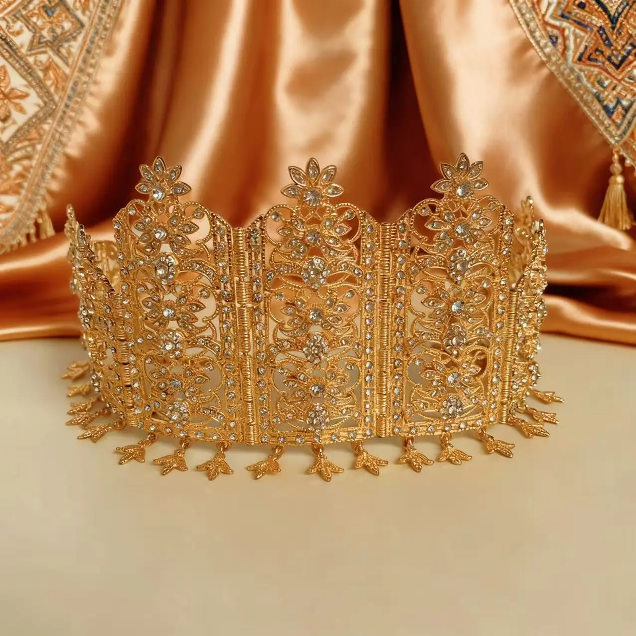 

Headpiece Bridal Jewelry Chain Traditional Wedding Women Luxury Head Chain One Size